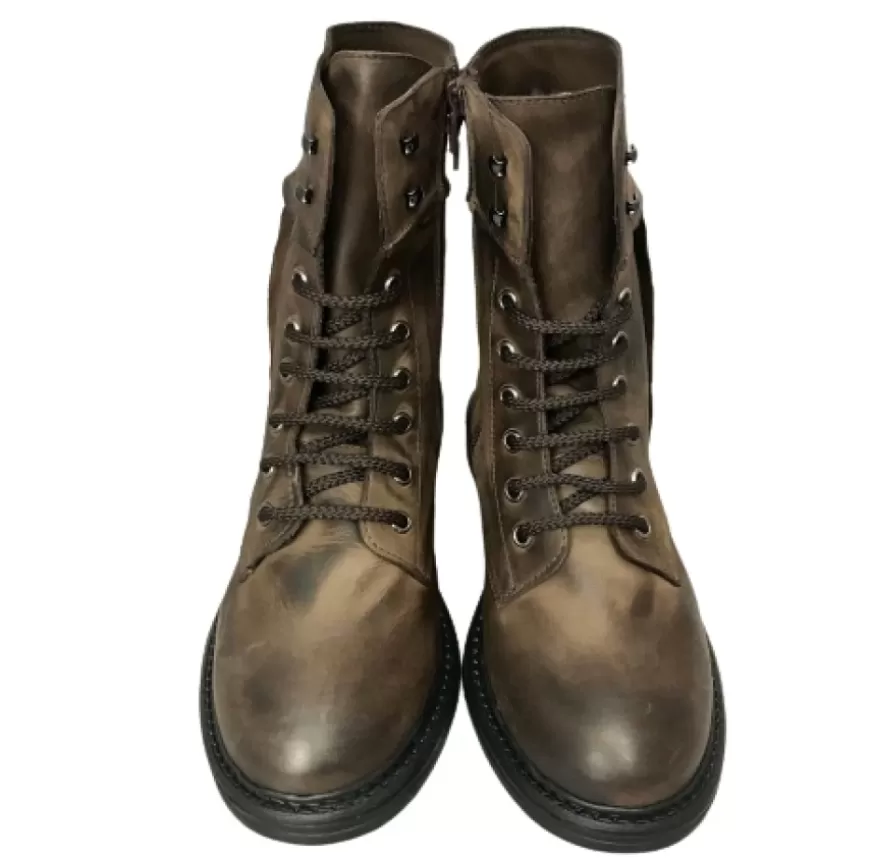 Donna CAMARRI CALZATURE Scarpe Donna | Anfibio Artigianale Testa Di Moro