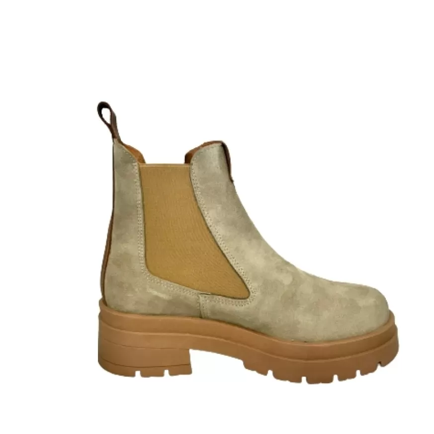 Donna CAMARRI CALZATURE Scarpe Donna | Beatles Artigianale Basso In Camoscio Tortora