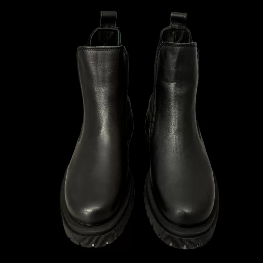 Donna CAMARRI CALZATURE Scarpe Donna | Beatles Artigianale In Pelle Nera Basso