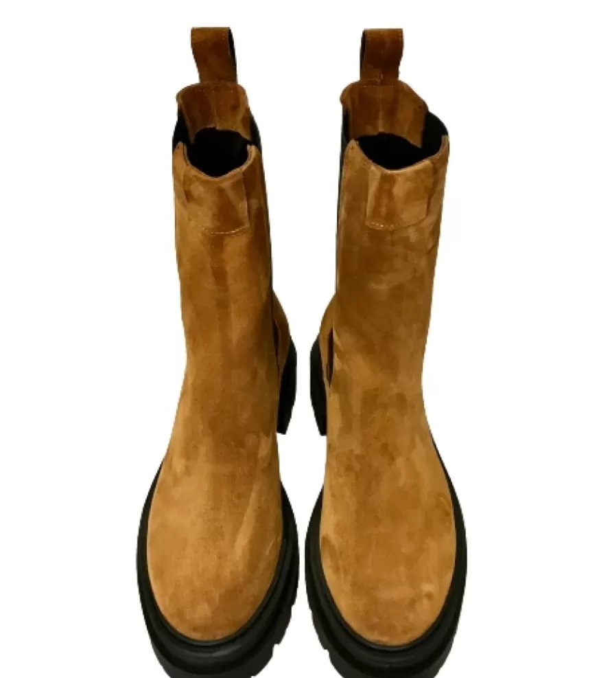 Donna CAMARRI CALZATURE Scarpe Donna | Beatles In Camoscio Cuoio