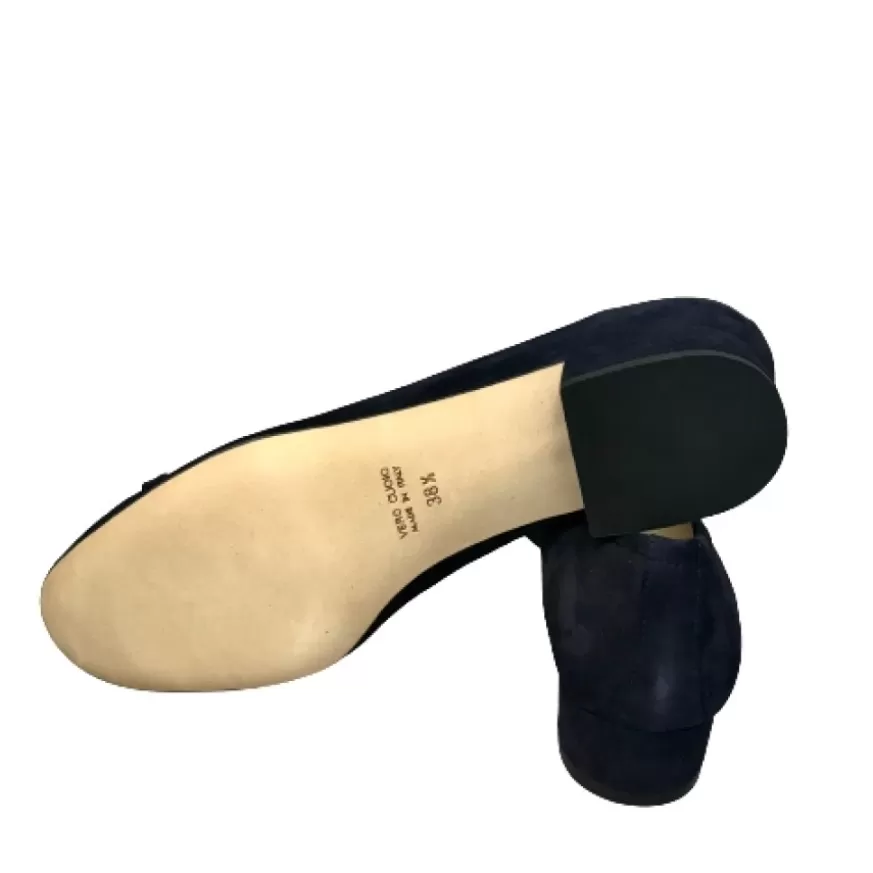 Donna CAMARRI CALZATURE Scarpe Donna | Decollete Blu Con Pietre