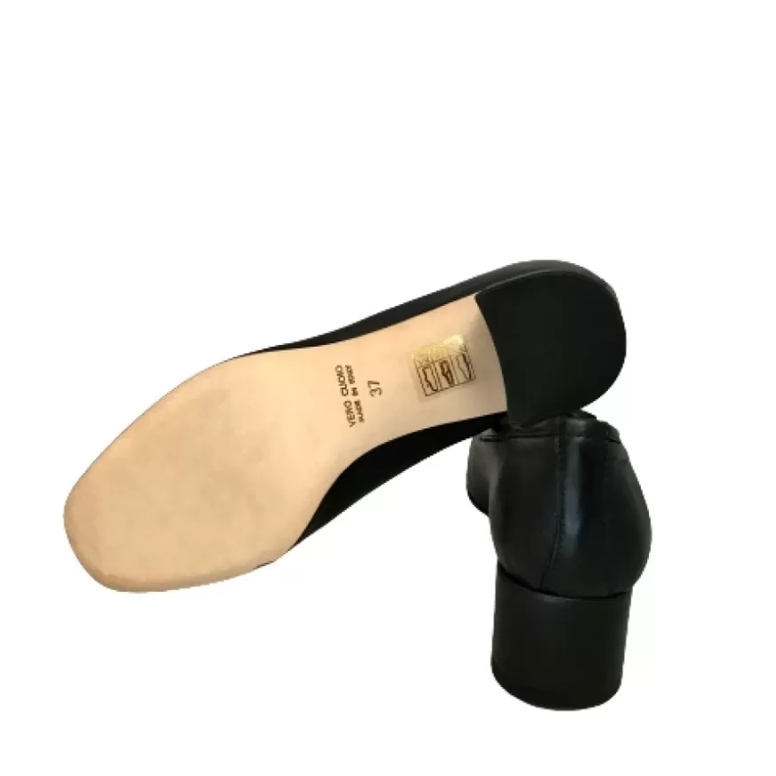 Donna CAMARRI CALZATURE Scarpe Donna | Decollete In Pelle Nero