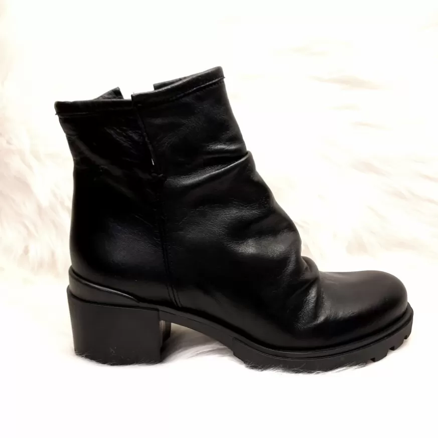 Donna CAMARRI CALZATURE Scarpe Donna | Mezzo Tronchetto Nero