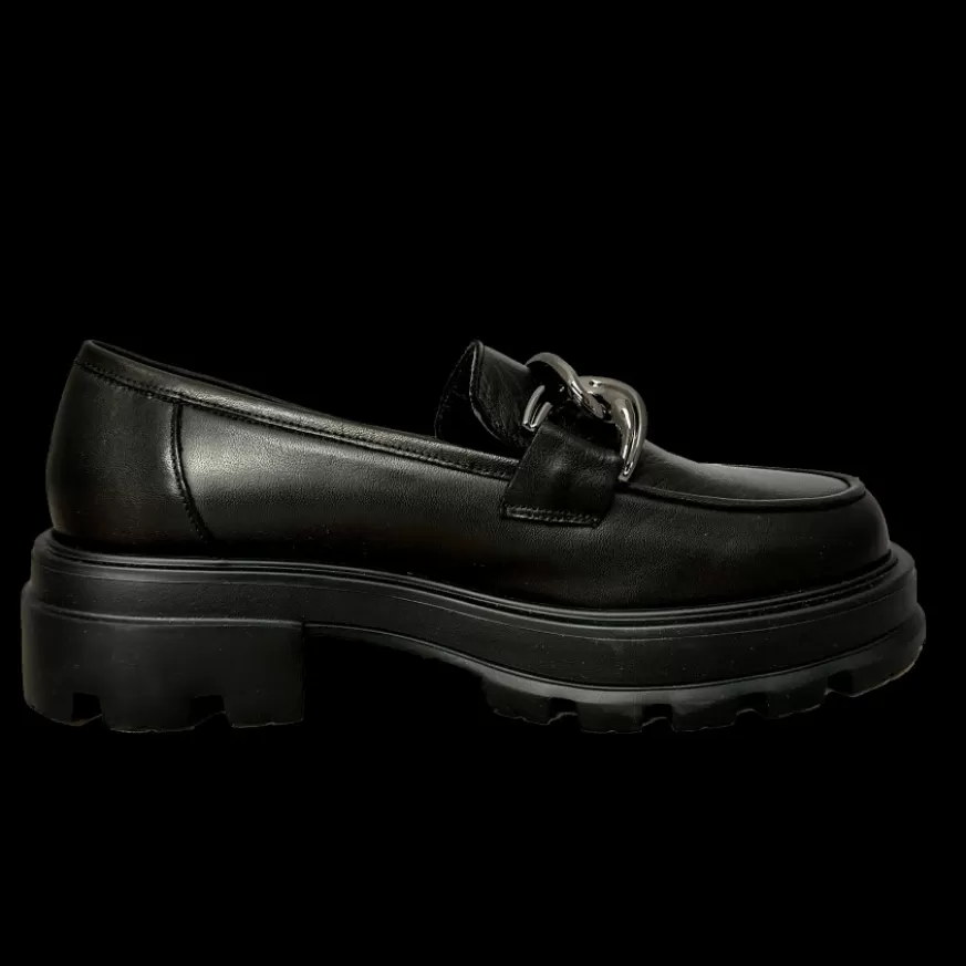 Donna CAMARRI CALZATURE Scarpe Donna | Mocassino Artigianale In Pelle Nera