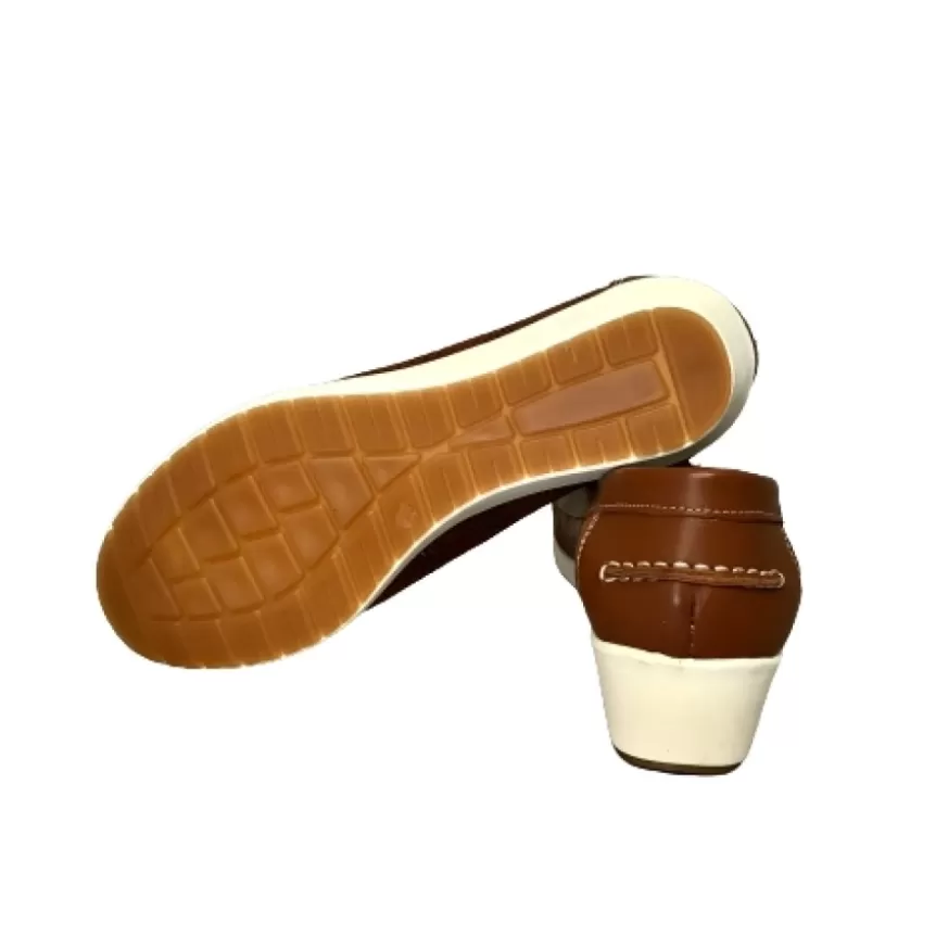 Donna CAMARRI CALZATURE Scarpe Donna | Mocassino Cuoio Traforato