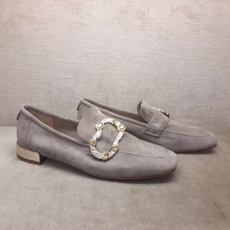 Donna CAMARRI CALZATURE Scarpe Donna | Mocassino Estivo Taupe