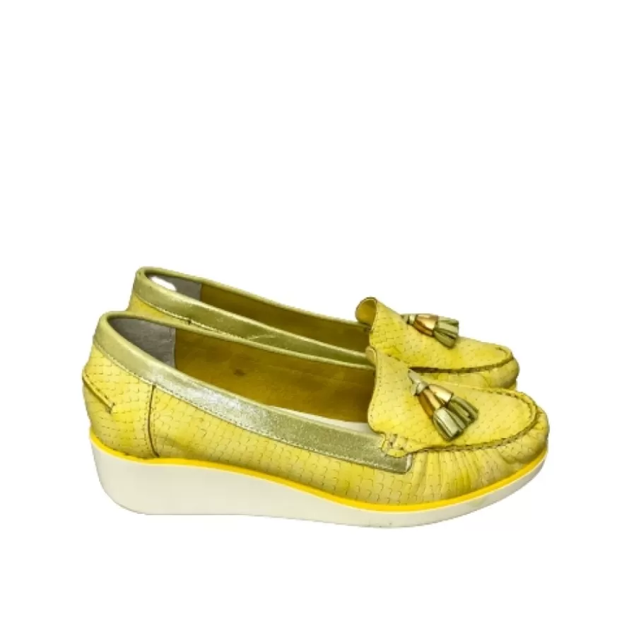 Donna CAMARRI CALZATURE Scarpe Donna | Mocassino Giallo
