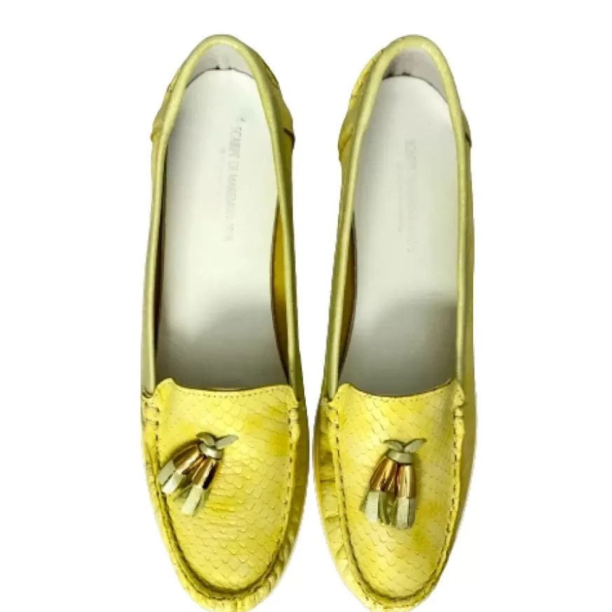 Donna CAMARRI CALZATURE Scarpe Donna | Mocassino Giallo