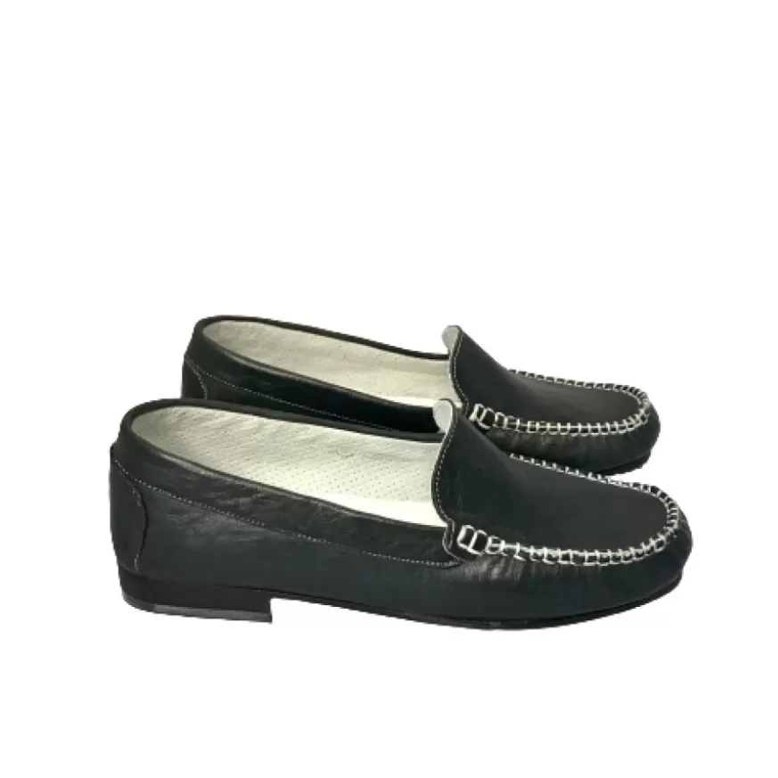 Donna CAMARRI CALZATURE Scarpe Donna | Mocassino Stropicciato Blu