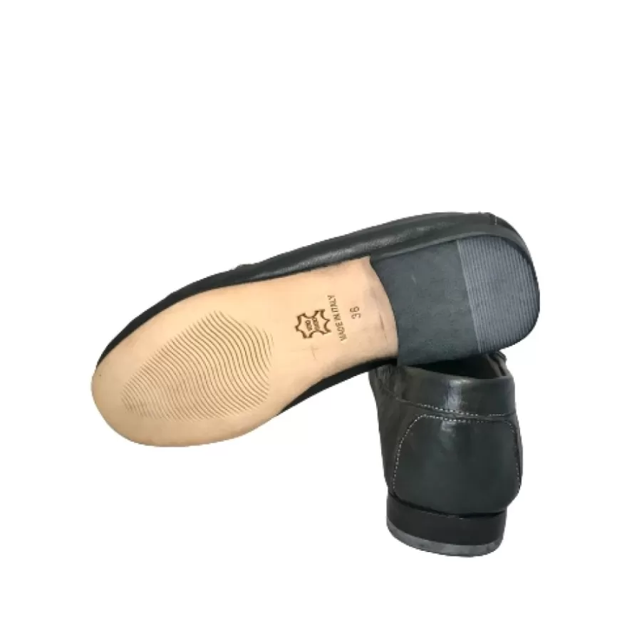 Donna CAMARRI CALZATURE Scarpe Donna | Mocassino Stropicciato Blu