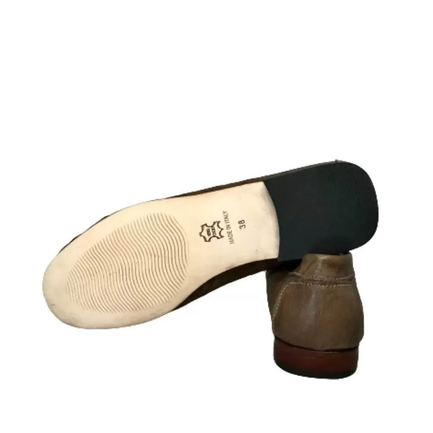 Donna CAMARRI CALZATURE Scarpe Donna | Mocassino Stropicciato Taupe