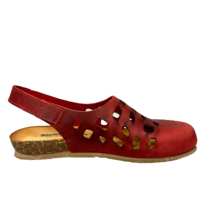 Donna CAMARRI CALZATURE Scarpe Donna | Sandalo Bionatura Chiuso In Punta In Pelle Oleata Corallo