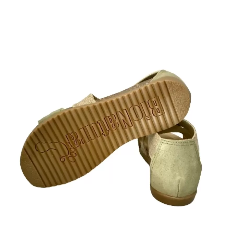 Donna CAMARRI CALZATURE Scarpe Donna | Sandalo Bionatura Con Elastico Salvia