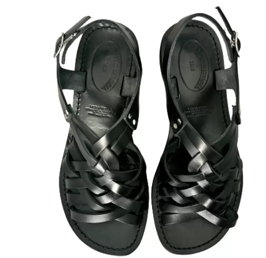 Donna CAMARRI CALZATURE Scarpe Donna | Sandalo In Pelle Nero Mod. 5112