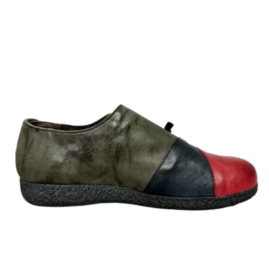 Donna CAMARRI CALZATURE Scarpe Donna | Sneaker Artigianale Rosso/Blu/Verde