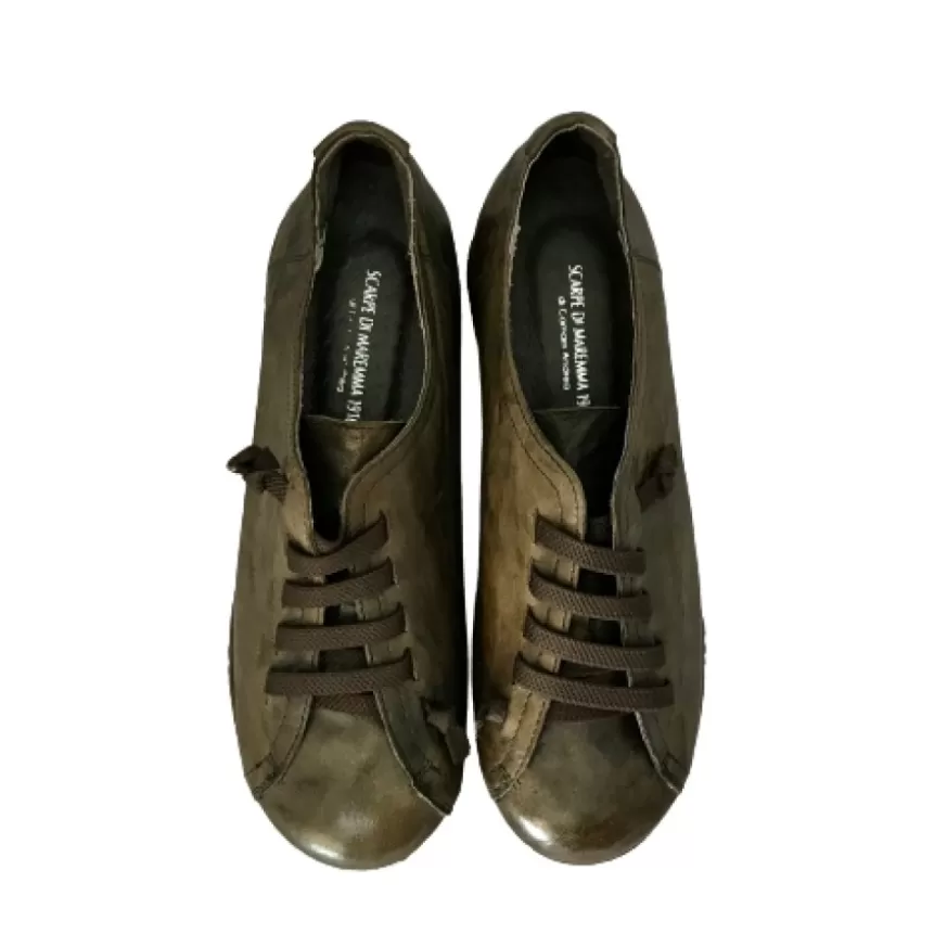 Donna CAMARRI CALZATURE Scarpe Donna | Sneaker Artigianale Verde