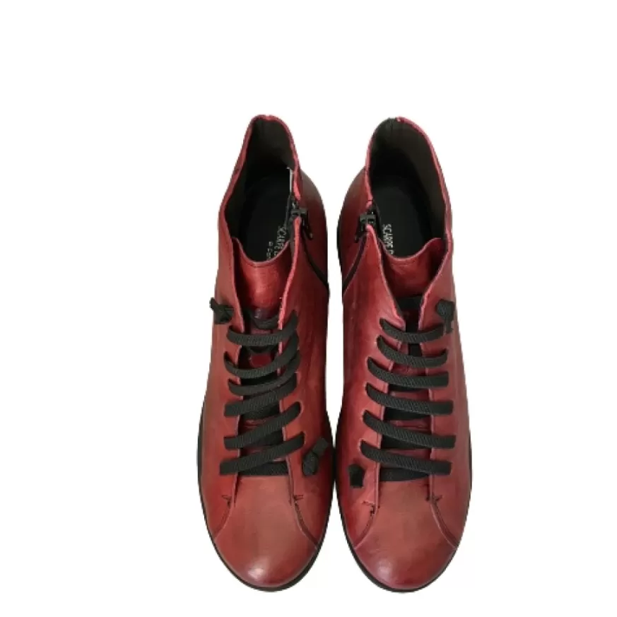 Donna CAMARRI CALZATURE Scarpe Donna | Sneaker In Pelle Rossa