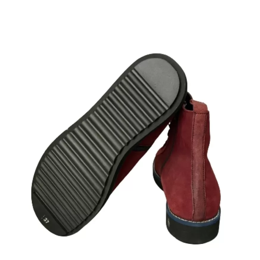 Donna CAMARRI CALZATURE Scarpe Donna | Sneakers Camoscio Bordeaux