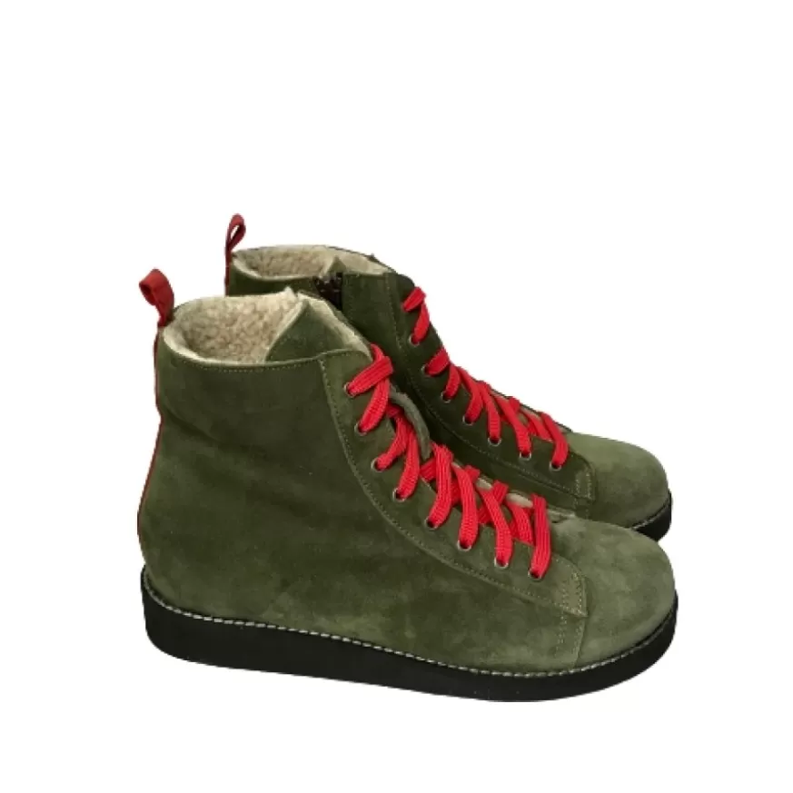 Donna CAMARRI CALZATURE Scarpe Donna | Sneakers Camoscio Verde
