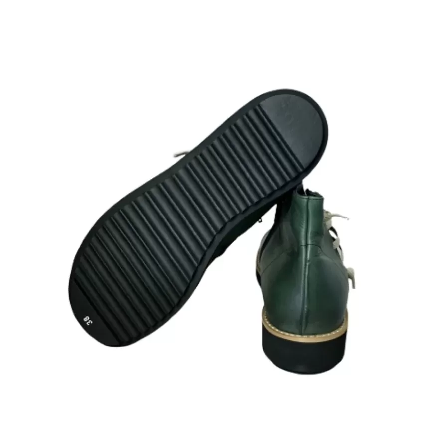 Donna CAMARRI CALZATURE Scarpe Donna | Sneakers In Pelle Verde