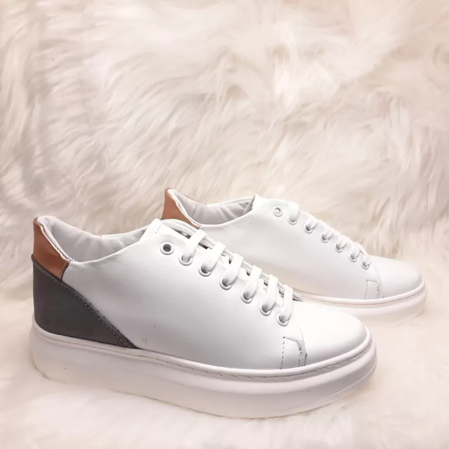 Donna CAMARRI CALZATURE Scarpe Donna | Sneakers Rose Gold/Grigio