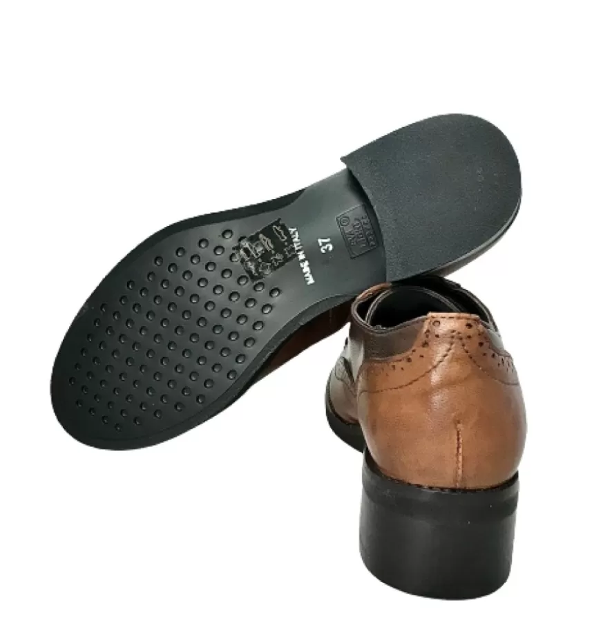 Donna CAMARRI CALZATURE Scarpe Donna | Stringata In Pelle Bicolore