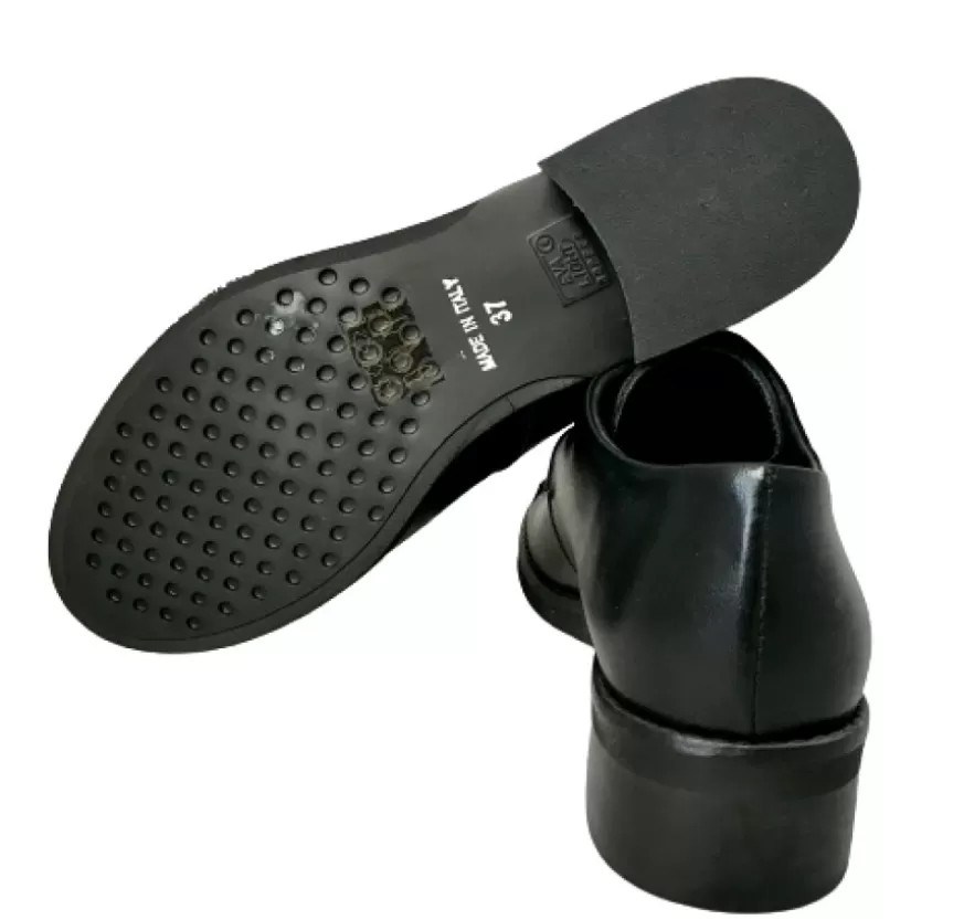 Donna CAMARRI CALZATURE Scarpe Donna | Stringata In Pelle Nera