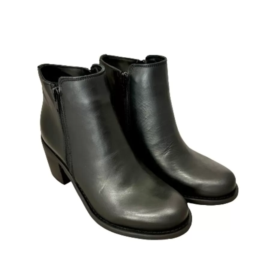 Donna CAMARRI CALZATURE Scarpe Donna | Tronchetto Artigianale Con Cerniera Nero