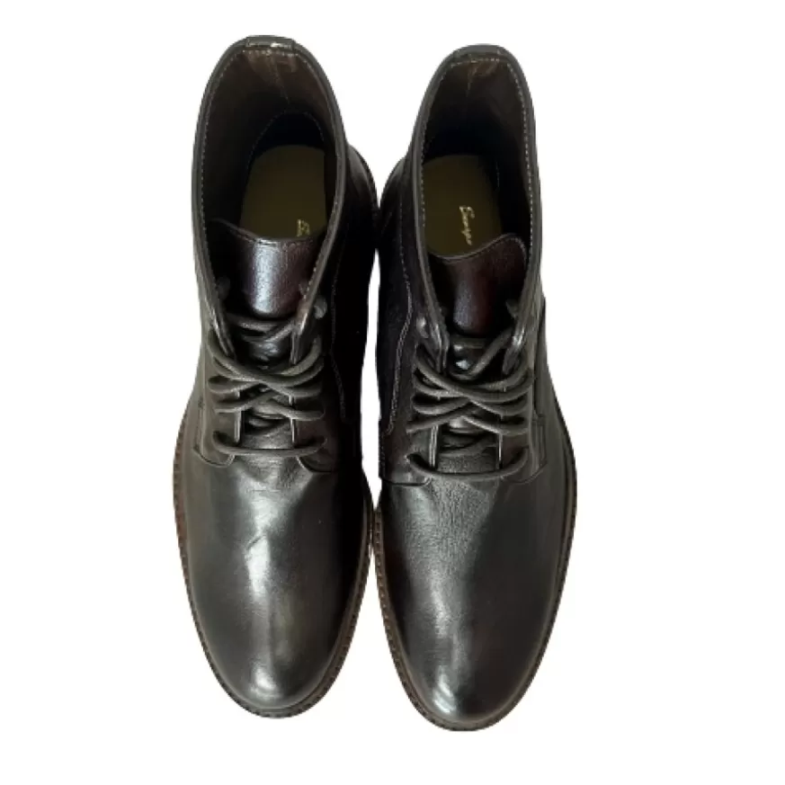 Uomo CAMARRI CALZATURE Scarpe Uomo | Anfibio Artigianale In Bufalo Testa Di Moro