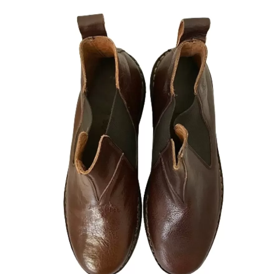 Uomo CAMARRI CALZATURE Scarpe Uomo | Beatles Artigianale In Pelle Marrone