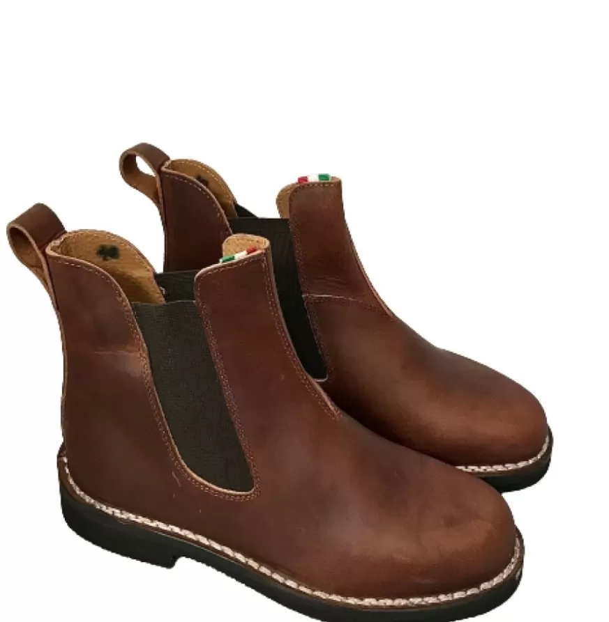 Uomo CAMARRI CALZATURE Scarpe Uomo | Beatles Artigianale Marrone In Pelle Ingrassata