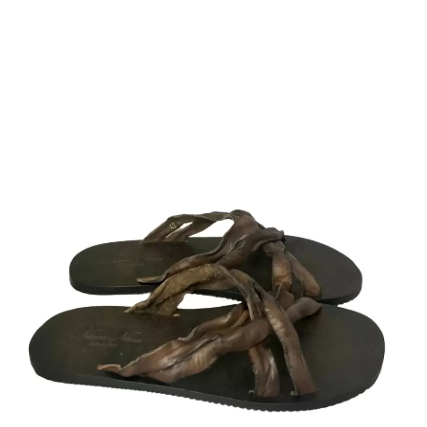 Uomo CAMARRI CALZATURE Scarpe Uomo | Ciabatta Artigianale In Vacchetta Strizzata Mod.1
