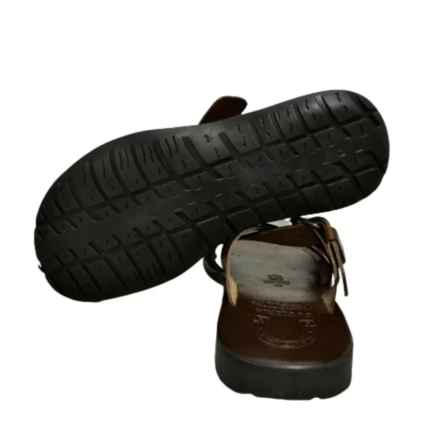Uomo CAMARRI CALZATURE Scarpe Uomo | Ciabatta Artigianale In Vacchetta Testa Di Moro Mod.2004