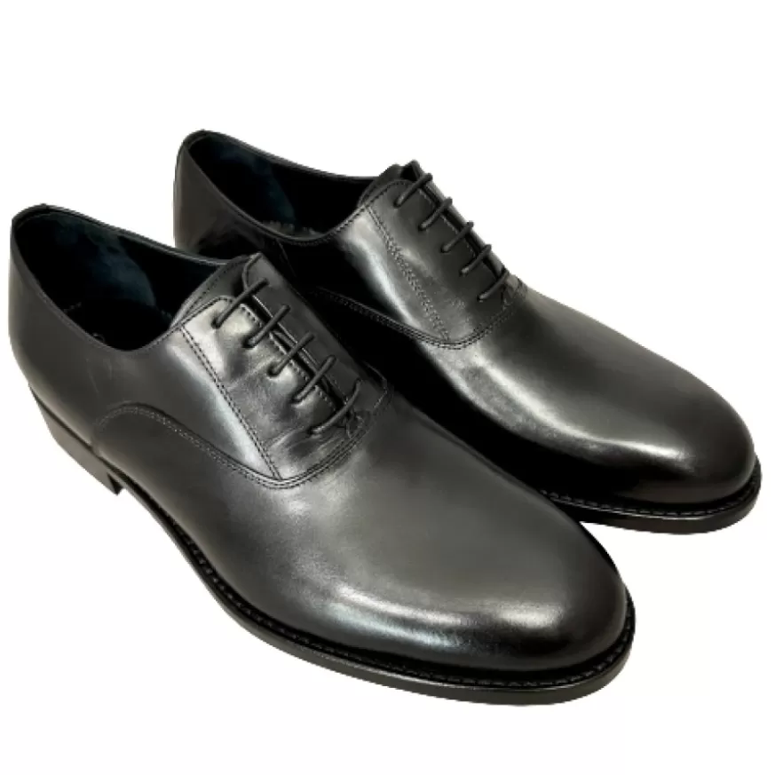 Uomo CAMARRI CALZATURE Scarpe Uomo | Francesina Fatta A Mano In Vitello Nero – Luxury Collection