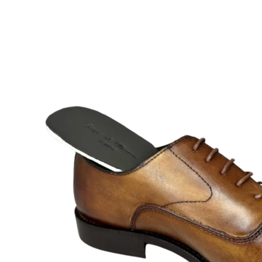 Uomo CAMARRI CALZATURE Scarpe Uomo | Francesina Sfumata A Mano Marrone Cucita Blake
