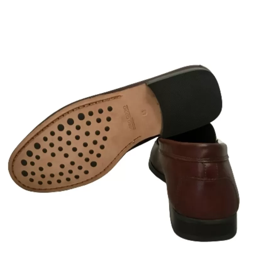Uomo CAMARRI CALZATURE Scarpe Uomo | Mocassino In Pelle Marrone Soldini
