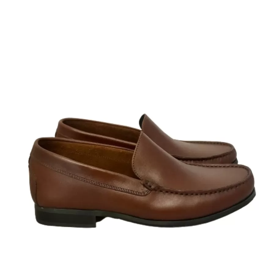 Uomo CAMARRI CALZATURE Scarpe Uomo | Mocassino In Pelle Marrone Soldini