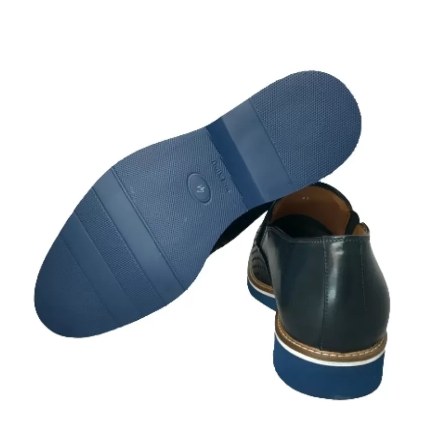 Uomo CAMARRI CALZATURE Scarpe Uomo | Mocassino Intrecciato Blu