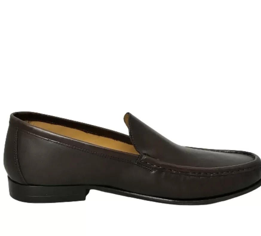 Uomo CAMARRI CALZATURE Scarpe Uomo | Mocassino Marrone Cucito Blake