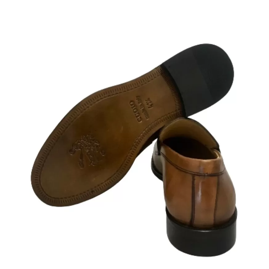 Uomo CAMARRI CALZATURE Scarpe Uomo | Mocassino Mod. College Cuoio