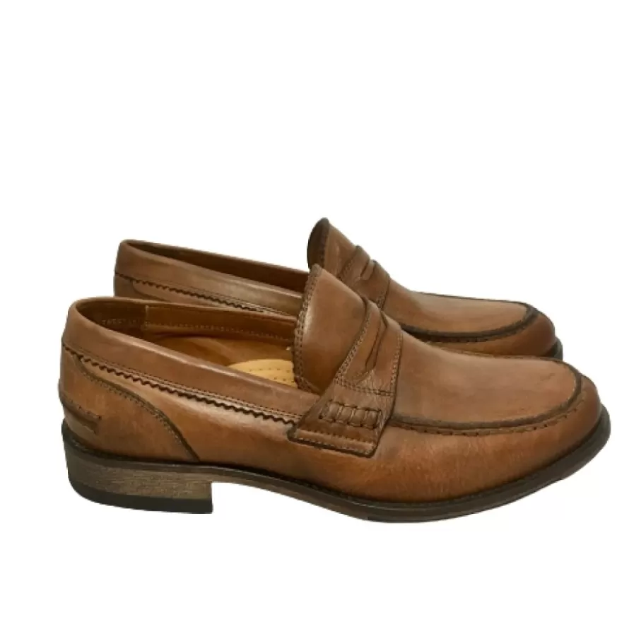 Uomo CAMARRI CALZATURE Scarpe Uomo | Mocassino Mod. College Cuoio