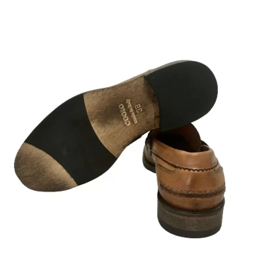 Uomo CAMARRI CALZATURE Scarpe Uomo | Mocassino Mod. College Cuoio