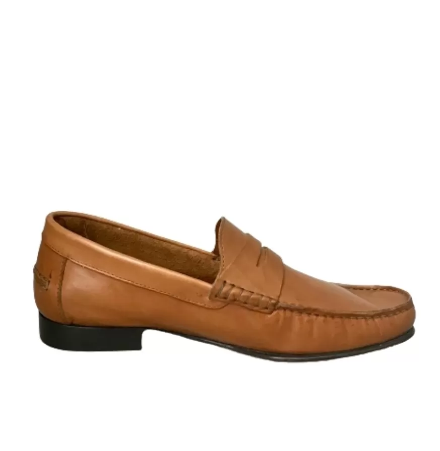 Uomo CAMARRI CALZATURE Scarpe Uomo | Mocassino Mod. College Estivo Cuoio