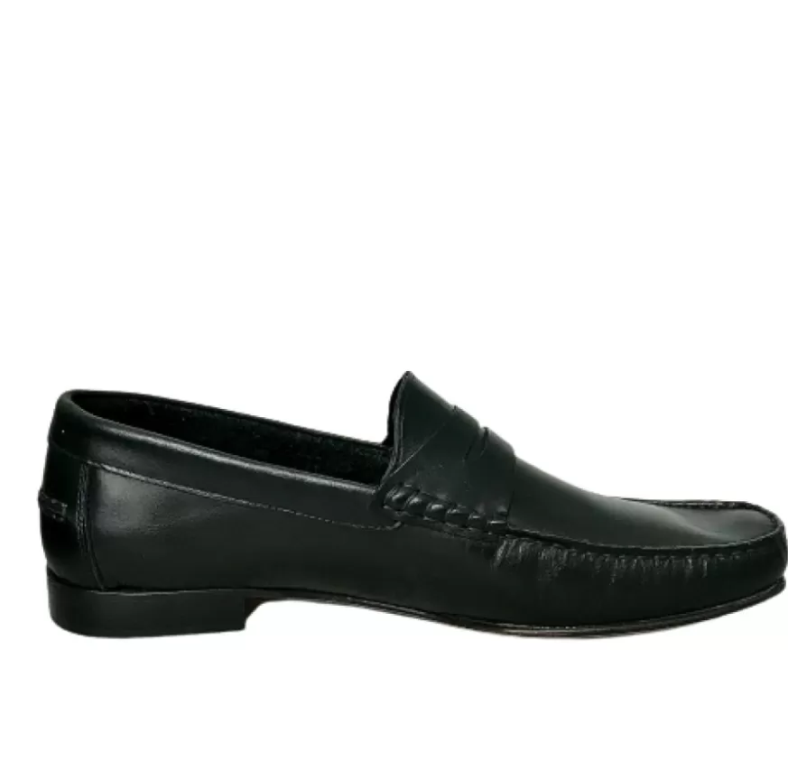 Uomo CAMARRI CALZATURE Scarpe Uomo | Mocassino Mod. College Estivo Nero