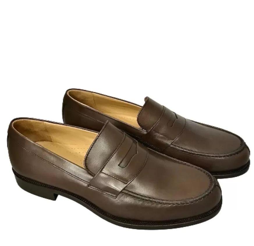 Uomo CAMARRI CALZATURE Scarpe Uomo | Mocassino Mod. College Marrone