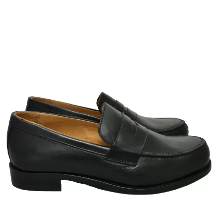 Uomo CAMARRI CALZATURE Scarpe Uomo | Mocassino Mod. College Nero