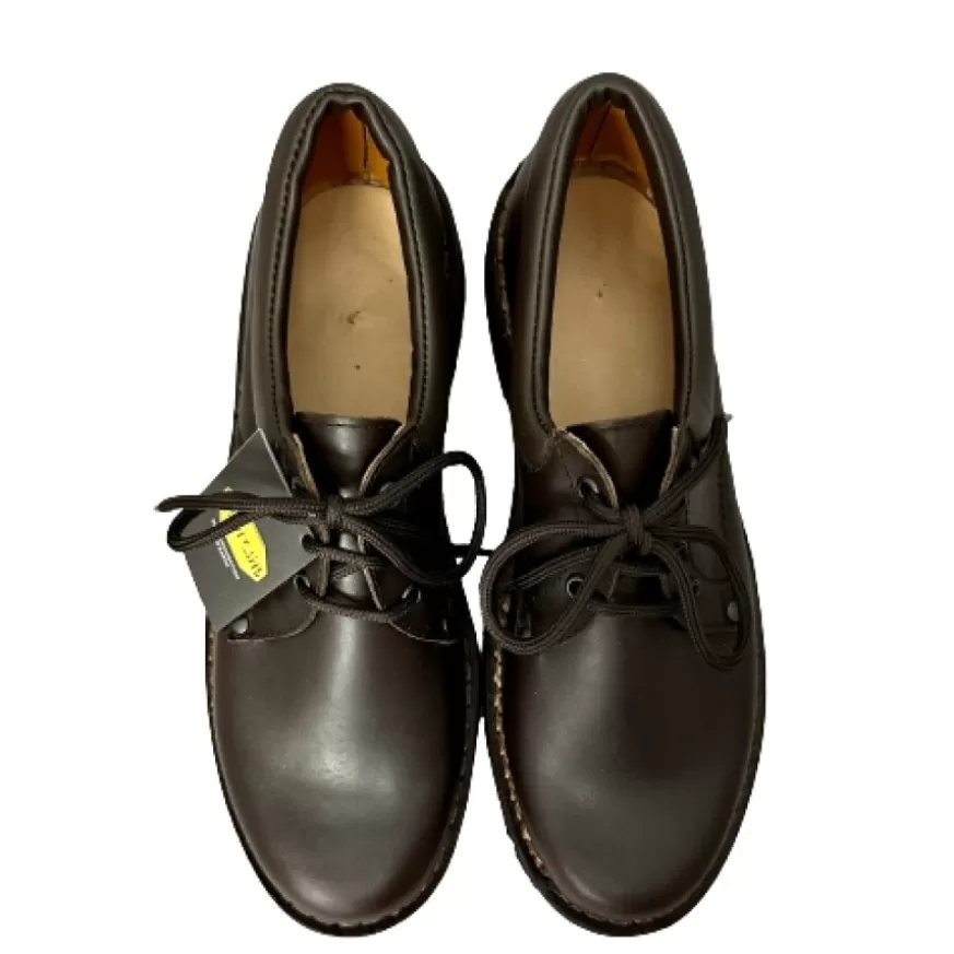 Uomo CAMARRI CALZATURE Scarpe Uomo | Scarpa Da Lavoro In Pelle Testa Di Moro Gomma Vibram