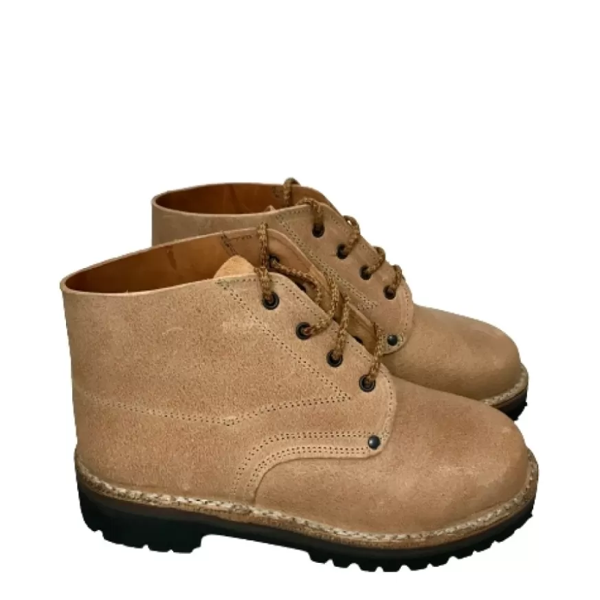 Uomo CAMARRI CALZATURE Scarpe Uomo | Scarponcino Da Lavoro In Vacchetta Al Naturale Carrarmato