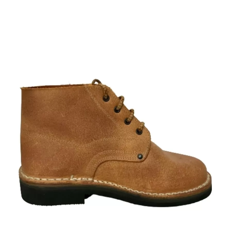 Uomo CAMARRI CALZATURE Scarpe Uomo | Scarponcino Da Lavoro In Vacchetta Al Naturale Rall