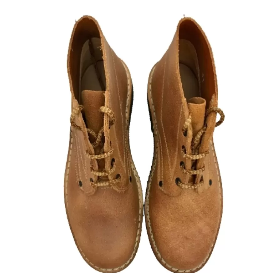 Uomo CAMARRI CALZATURE Scarpe Uomo | Scarponcino Da Lavoro In Vacchetta Al Naturale Rall
